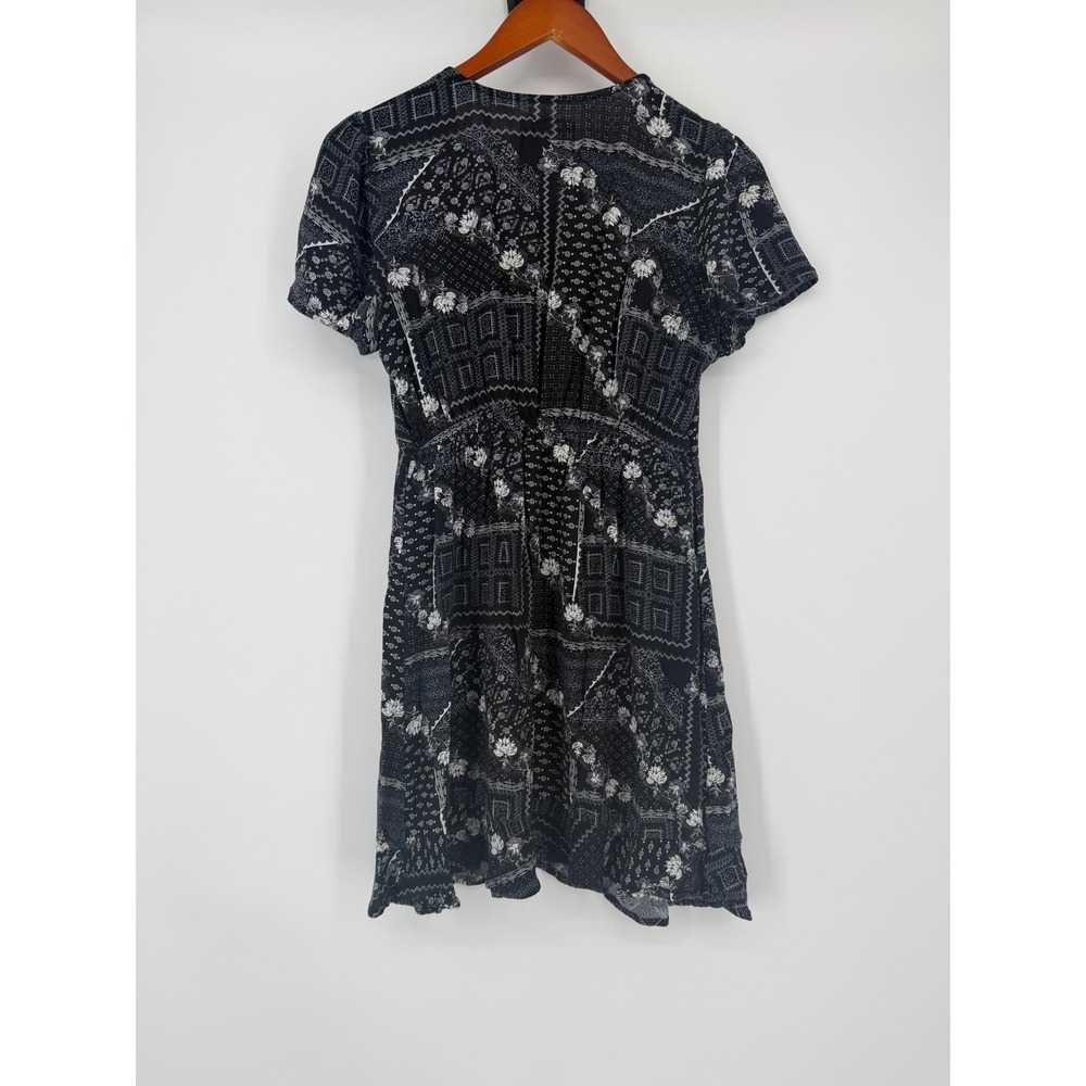 SO Juniors Dress Small Y2K Boho Whimsigoth Patchwork Retro Paisley Festival - Picture 8 of 12